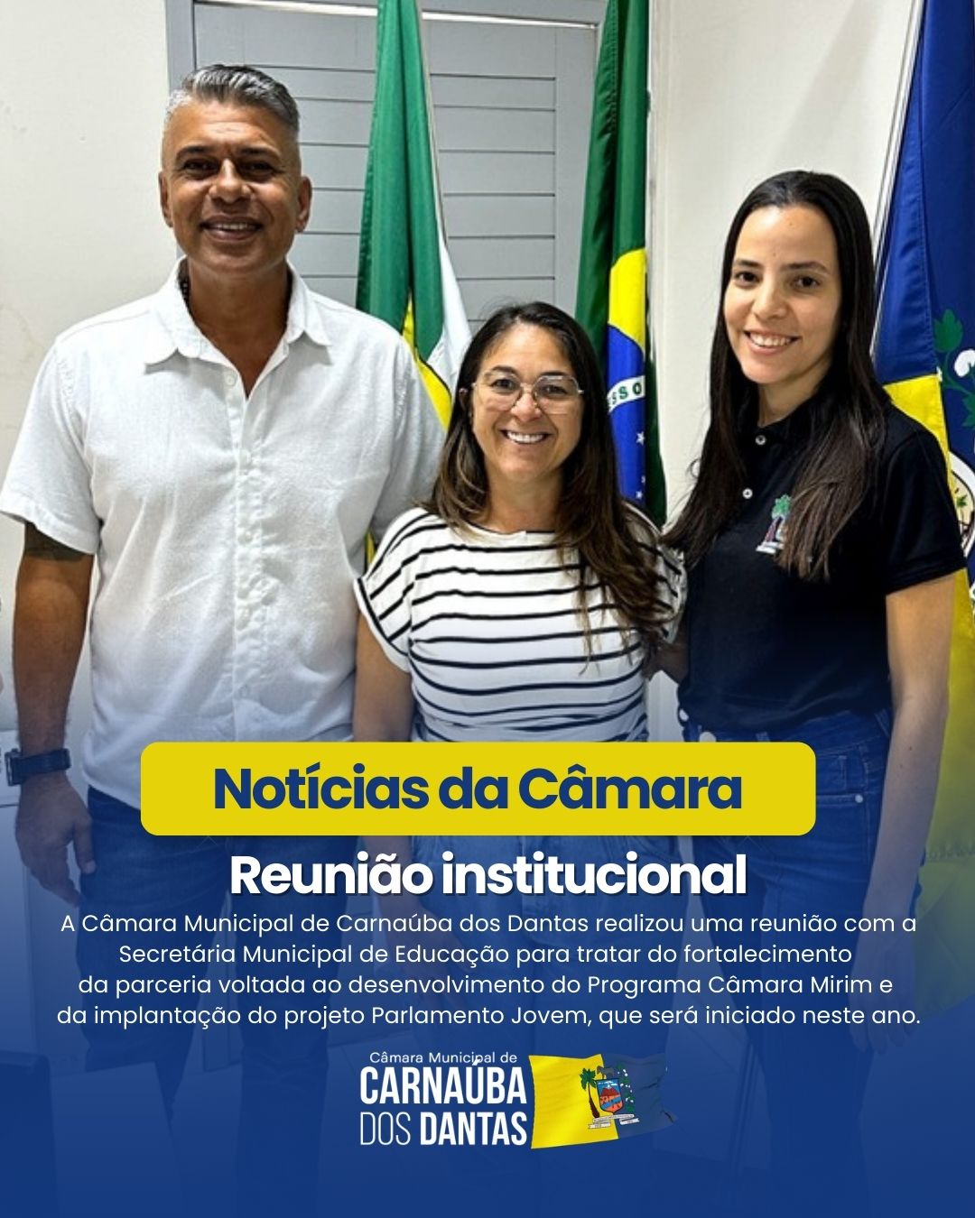 🏛️📚 Reunião institucional