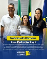 🏛️📚 Reunião institucional