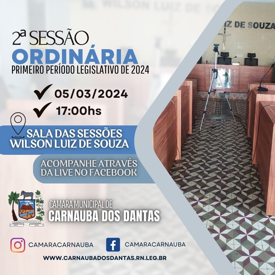 2ª Sessão Ordinária 