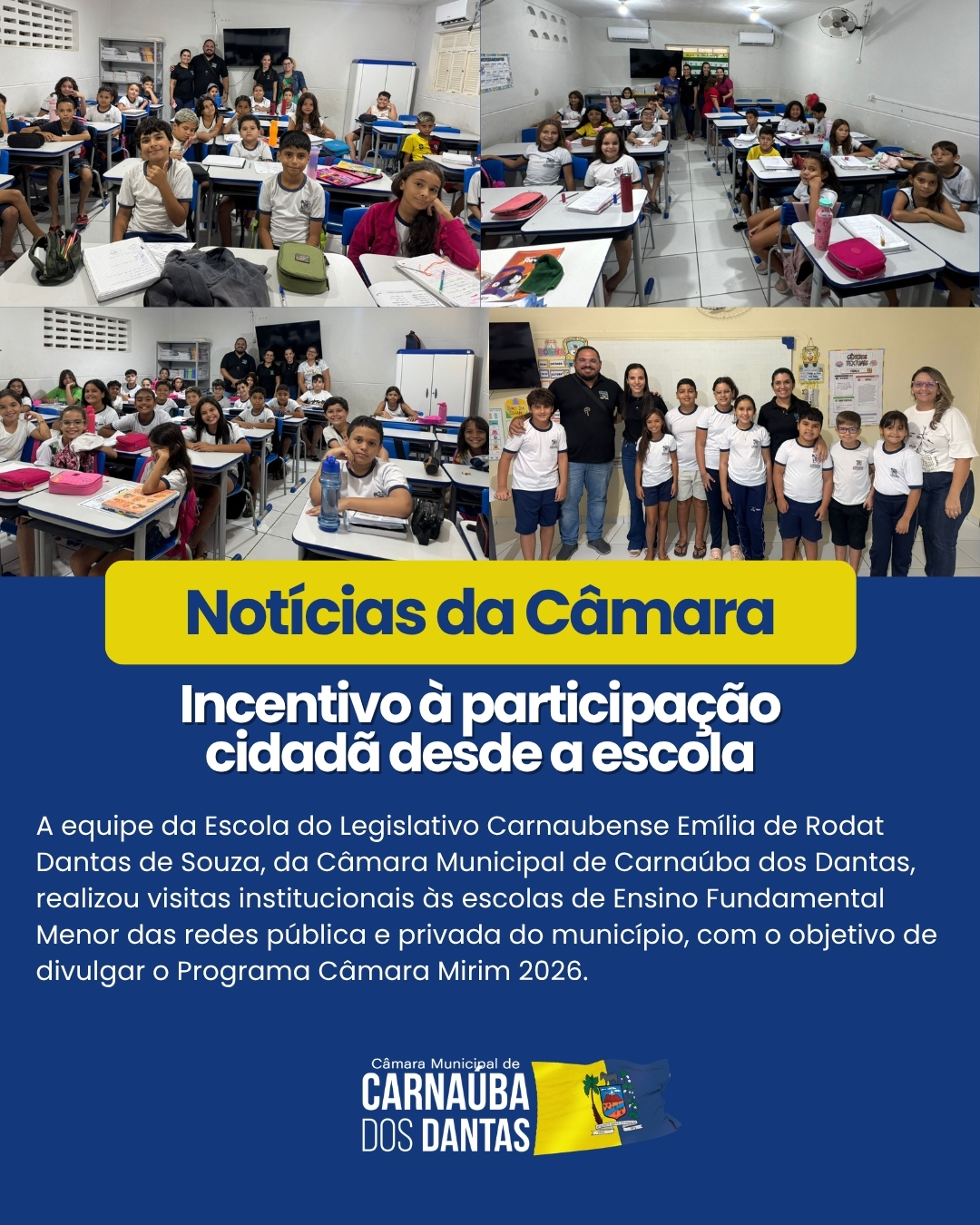  Incentivo à participação cidadã desde a escola