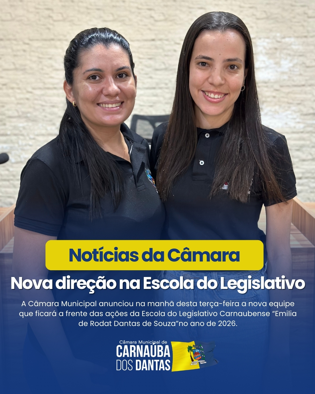 Nova Direção na Escola do Legislativo