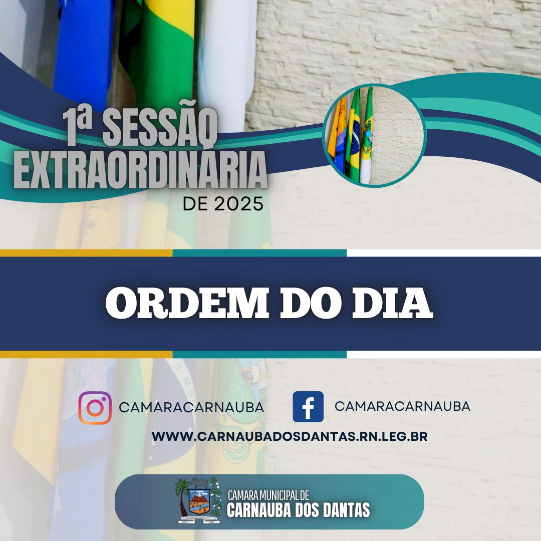 ORDEM DO DIA 