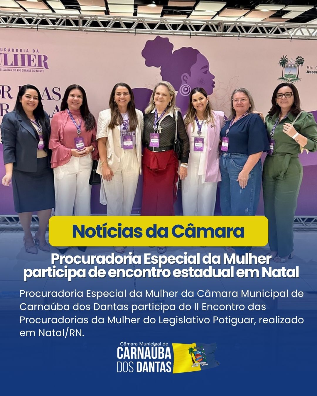Procuradoria Especial da Mulher participa de encontro estadual em Natal