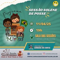 Sessão Solene de Posse dos Vereadores Mirins