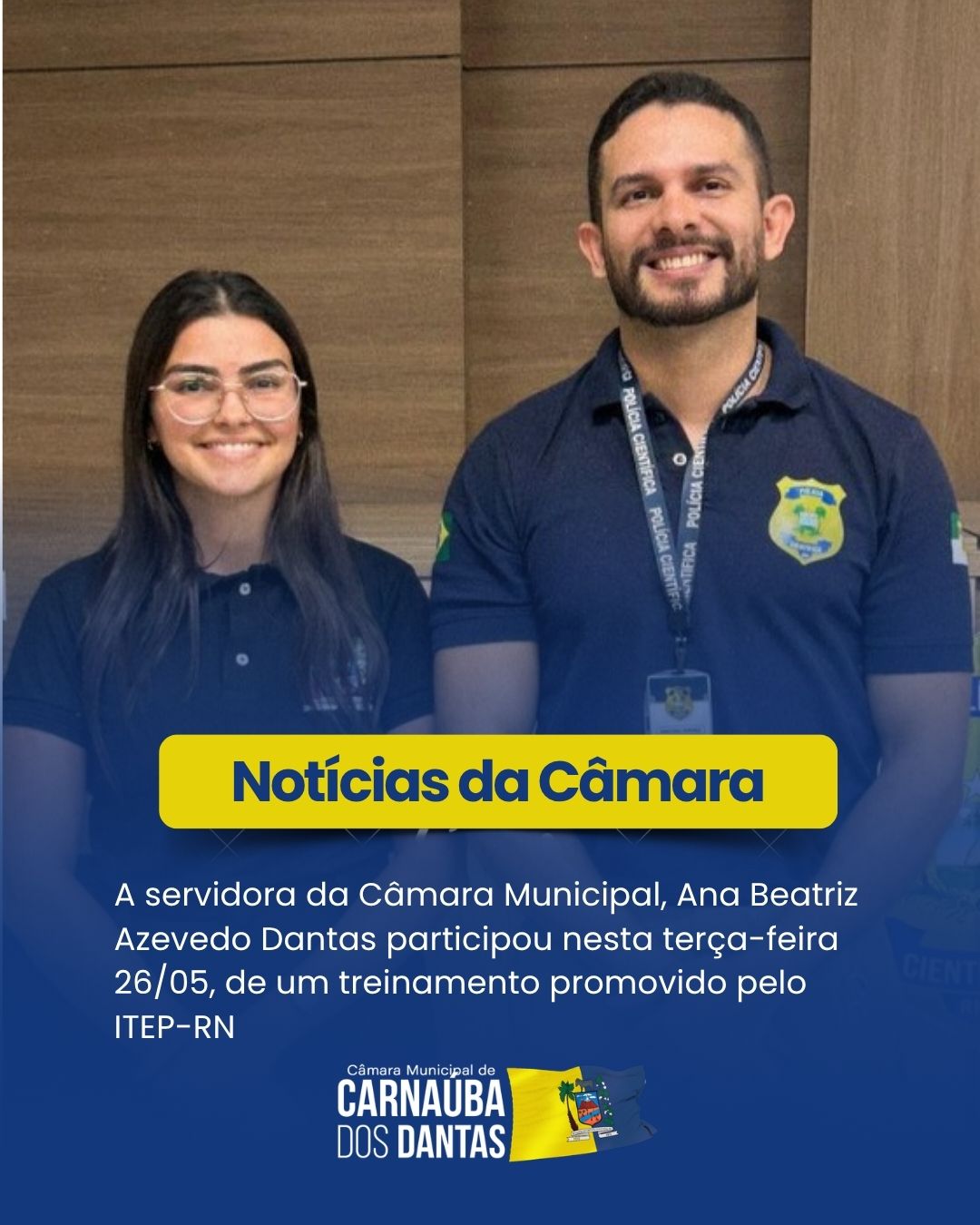Treinamento promovido pelo ITEP-RN.