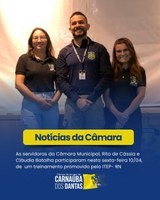Treinamento promovido pelo ITEP-RN,